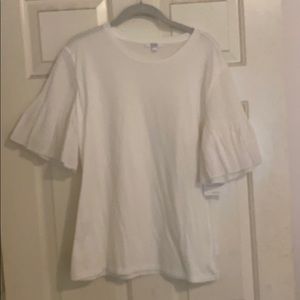 Stella&Dot Flutter sleeve T-shirt